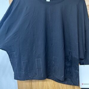 Lululemon Black Abrasion-Resistant Training Top